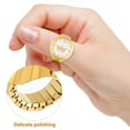 thumbnail image 2 of UPGRATOR 2Ud Anillo Con Vintage Dorado Fácil De Para Uso Diario Y Eventos Especiales, 2 of 7