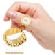 thumbnail image 2 of WEUVEB 2Ud En Anillo Con Vintage Dorado Para Y Mujer Con Números Árabes, 2 of 8