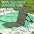 thumbnail image 3 of Silla Respaldo Portátil Backrest Campamento Plegable para Acampar Con Transporte Oxford Tela Barbacoa Picnic Al Aire Libre, 3 of 9