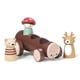 thumbnail image 2 of Tender Leaf Toys - Taxi de madera - Vehículo de empuje con forma de tronco de madera con 3 personajes extraíbles - Juguete de juego abierto, explora el juego de roles y la imaginación para niños y niñ, 2 of 5