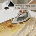 thumbnail image 5 of ZIATUBLES Sunflower Butterfly Print Foldable Ironing Pad Blanket Lightweight Portable Travel Mat Ironing Board Alternative Cover for Apartment, RV, Laundry, 31.5" x 19.6", 5 of 7