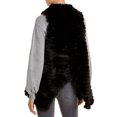 thumbnail image 2 of Jocelyn Gilet Asymétrique en Fausse Fourrure Rayée, 2 of 3