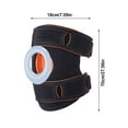 thumbnail image 3 of Knee Brace, Patellar Pad Realign Knee Joint While You Move, Adjustable Tendon Support Sleeve Braces for Meniscus, Osteoarthritis, Orthopedic, Knee Support for Athletes, 3 of 9
