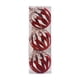 thumbnail image 2 of 3PC 8cm Wine Red Velvet Hollow Christmas, 2 of 5