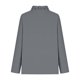 thumbnail image 4 of Craaazy Women's Relaxed Fit V Neck Blouse, Solid Color Long Sleeve Ruffle Accent Top, Loose Comfy Cotton Linen Tee for Work & Daily Wear Gifts, 4 of 6