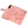 thumbnail image 4 of Galaxy A70 Phone Case, Dteck Embossed Butterfly Magnetic Flip PU Leather Wallet Foilo Case Stand Protective Cover with Hand Strap [Built-in card slots/money pocket] for Samsung Galaxy A70, Rosegold, 4 of 5