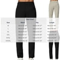 thumbnail image 3 of Big & Tall Men's Casual Golf Pants Dress Lightweight Straight Leg Outdoor Travel Trousers with Zip Pockets & Belt Loops for Daily Wear, Khaki, XL, 3 of 6