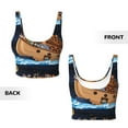thumbnail image 4 of Yiaed Ocean Scene with Noah's Ark Print Ladies Waistcoat Women Sports Vest Vest Sports Women Sports Top Yoga Vest for women-XX-Large, 4 of 8