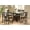 Cappuccino, variant on Coaster Gabriel 5-Piece Lattice-Back Counter Height Dining Set, Cappuccino