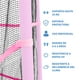 thumbnail image 3 of Trampolín Infantil De 1.4 Mts Onof JMP-55 C/ Malla Protectora De 1 a 3 Años, 3 of 7