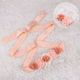 thumbnail image 3 of LOLIPPYY 2-Piece Flower Girl Sash and Headband Set with Rhinestone Satin Ribbon Flower Belly Band for Wedding or Special Occasion Dress, 3 of 7