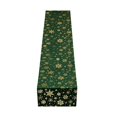 thumbnail image 3 of Christmas Table Runner Golden Snowflake Design Washable for Dining Table Holiday Party Home Decor, 3 of 6