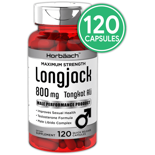 Longjack Tongkat Ali 800 mg 120 Capsules Longifolia Root Extract