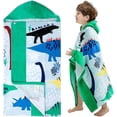 thumbnail image 2 of Beach Bath Towel With Hood-24*47-dinosaur, 2 of 5