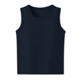 thumbnail image 4 of Abcomgle Boys Tank Tops 14-16 Summer Crewneck Sleeveless Teens Boys Tank Top Casual Solid Workout Shirts for Boys, 4 of 6