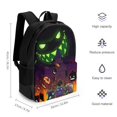 thumbnail image 3 of Play Geometry Dash Backpack Daypack Student School Bag Bookbag Satchel Multipurpose Large-Capacity Rucksack Travel Bag For Teen Adult, 3 of 5