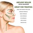 thumbnail image 3 of Jade Roller for Face - Gua Sha - Lymphatic Drainage Tool for Face,Eye,Neck,Body - Skin Tightening - Reduces Wrinkles and Fine Lines, 3 of 8