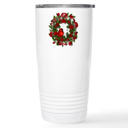 

CafePress - SPARKLING CARDINAL Stainless Steel Travel Mug - Insulated Stainless Steel Travel Tumbler 20 oz.