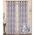 thumbnail image 1 of Heavy Jacquard Grommet Panel, 54x63 Inch, Blue, One Panel, 1 of 2