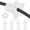 White, variant on Pack of 10 Silicone Star Shaped Cable Entry Sleeves 16mm Wall Hole Cover for Ethernet Power Phone Wires