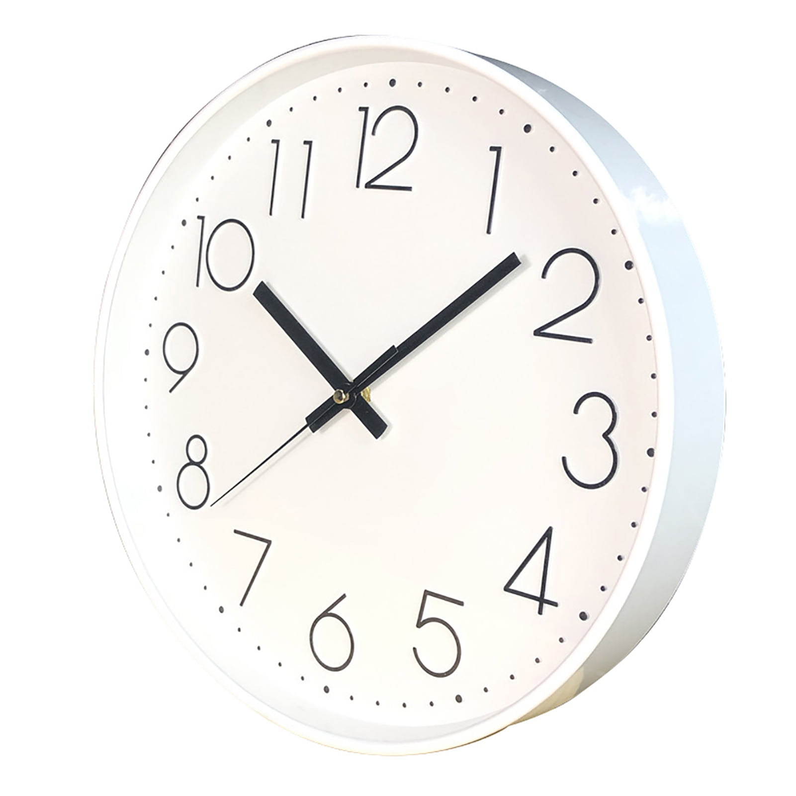 nbuaila Creative Silent Wall Clock Battery Powered Vintage Wall Clock
