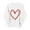 White 2, variant on hotojiny Women's Valentine's Day Sweatshirts Fashion Long Sleeve Crewneck Pullover Casual Cute Heart Print Loose Tops