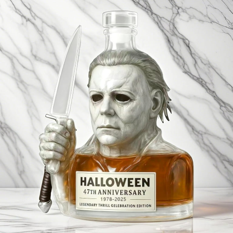 Halloween Michael Myers 47th Anniversary Bottle Decanter