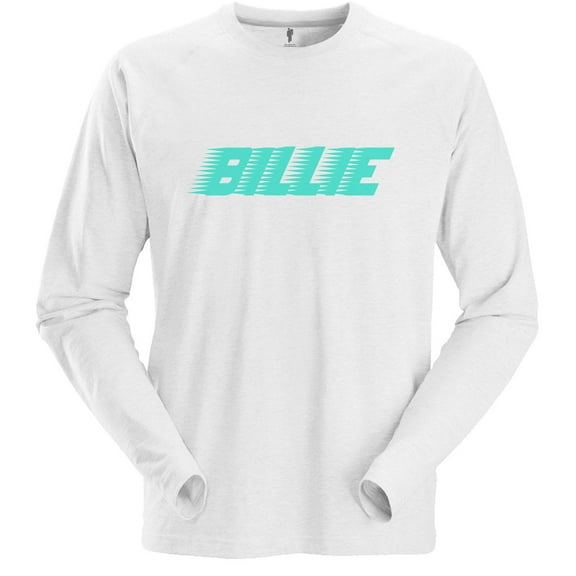 Billie Eilish Unisex Long Sleeve T-Shirt Racer Logo (Small)