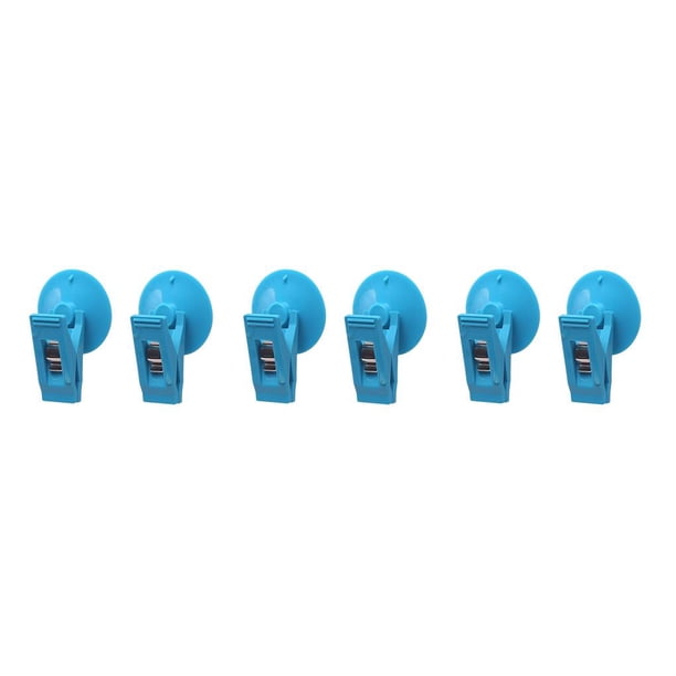 Kenally 2 uds Clips para ventana de coche montados 200G Clips de succión para ventana soportes de ventosa extraíbles para coche, azul Type1 NO1