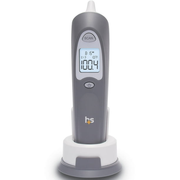 HealthSmart Standard Instant Read Infrared Ear Thermometer with 30