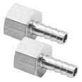 thumbnail image 5 of 2 Pcs Stainless Steel Hose Barb Fitting, 1/2" to 3/8" FNPT Air Hose Barb Connectors, Stainless Steel Pipe Fittings for Air, Fuel, Gas, Water, 5 of 7