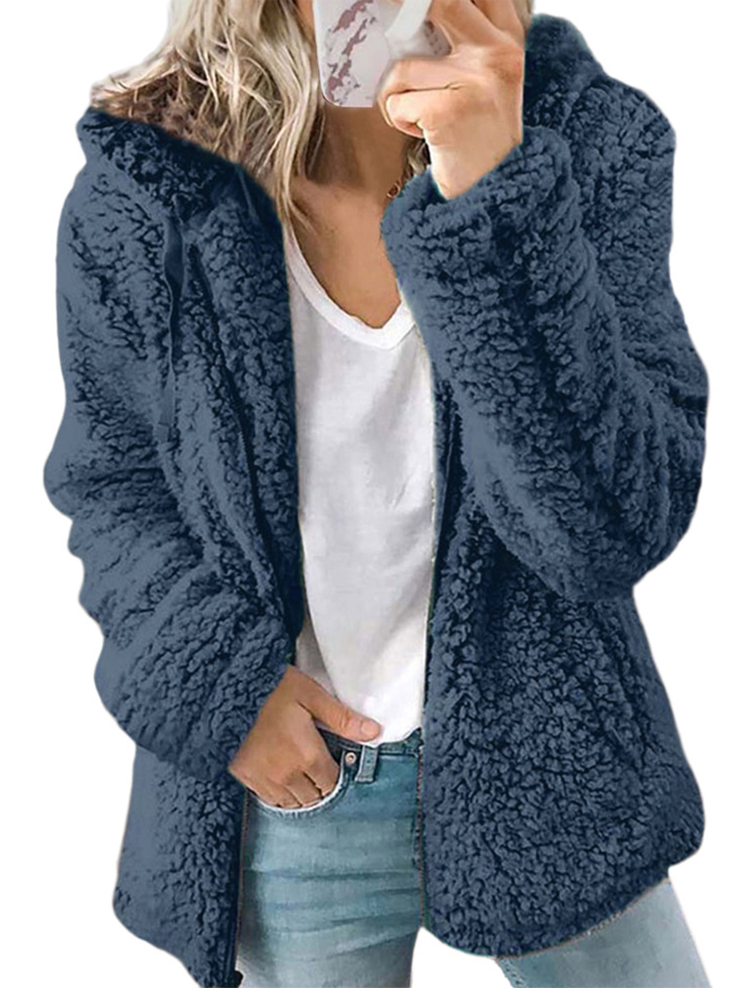 fluffy sweatshirt womens