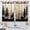 Black-04, variant on Sunflower Kitchen Curtains With Lace And Butterfly Pattern For Farmhouse Window Decor