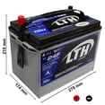 thumbnail image 2 of Lth Agm L-24F-710 12V 710 A Bci Para Uso Automotriz, 2 of 5