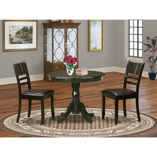 ANLY3CAPLC 3 Pc Kitchen Table setround Kitchen Table and 2 Dining