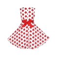 thumbnail image 3 of Flower Girls Dress Burgundy Wedding Party Pageant 6 Years, 3 of 6
