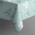 thumbnail image 6 of Floral 60" Square Waterproof Tablecloth, Floral Print Polyester Table Cover, 6 of 6