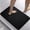 Black, variant on Bath mat Rubber Bathroom Mat-Quick Dry Absorbent Rug Non-Slip Thin Bathroom Rug Instant Dry Magic Bath mats for Bathroom Floor Mat in Front of Bathtub,Sink,Grey,15.7x11.8in