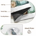 thumbnail image 6 of 2x3 Ft Entryway Area Rug, Green Eucalyptus Leaves Kitchen Rug Runner Washable Floor Mat, Watercolor Vase Birds Botanical Non Slip Indoor Door Mat Throw Carpet for Bathroom Living Room Bedroom, 6 of 8
