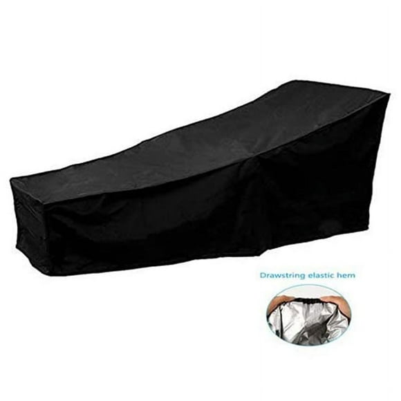 1 Pack Outdoor Sun Cover, Waterproof Garden Wicker Chair Sunbed Cover, Terrace Furniture mk1088