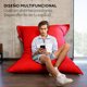 thumbnail image 2 of Sillón puff zen ideal para interiores o exteriores Puff MX Nylon Rojo Zen, 2 of 2
