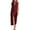 Red, variant on Casual Dresses Women's Sleeveless Zip Front High Neck Slit Dress Crew Neck Long Casual Bodycon Midi with Side Zipper Thigh Split Solid Black L