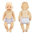 thumbnail image 3 of 2 Count Girls' Cloth Diapers Doll Clothing Doll Diaper Set Boy Baby 15x10cm, 3 of 8