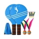 thumbnail image 4 of Juego de bádminton, raqueta de bádminton, práctica, regalo para niños, volante y raqueta, juego de volante de bádminton para playa, gimnasio, interior, 4 of 8