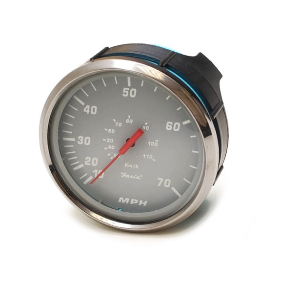 Faria Boat Speedometer SE9276A | Professional Gray 70 MPH 4 1/4 Inch