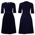 thumbnail image 2 of Dress For Women,Womens Bodycon Midi Dress Business Office Casual A-Line Dress, 2 of 8