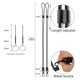 thumbnail image 3 of 2 Pcs Braided Leather Badge Lanyards For Id Badges Holders Long Strap Neck Lanyard For Men,women A, 3 of 5