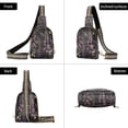 thumbnail image 7 of FORMRS Womens Crossbody Sling Bag Travel Daypack Shoulder Chest Backpack, Dark Gothic Floral, 7 of 7