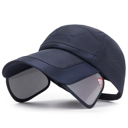 NEXAVKPR Adjustable Sun Protections Hat for Men and Women Extended Brim Baseball Caps Breathable Hat for Outdoor Hiking Fishing