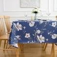 thumbnail image 2 of Premium Floral Vinyl Tablecloth Set - Waterproof Oilproof PVC Table Cover for Rectangle Tables- Heavy-Duty Indoor/Outdoor Use (60" x 70“ Rectangular), 2 of 6